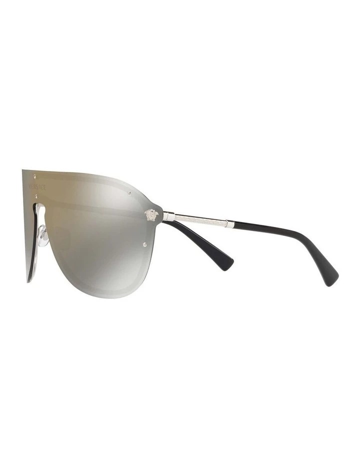 Versace Gold Shield Sunglasses VE2180 434438 3 Versace Gold Shield Sunglasses VE2180 434438 - Image 3