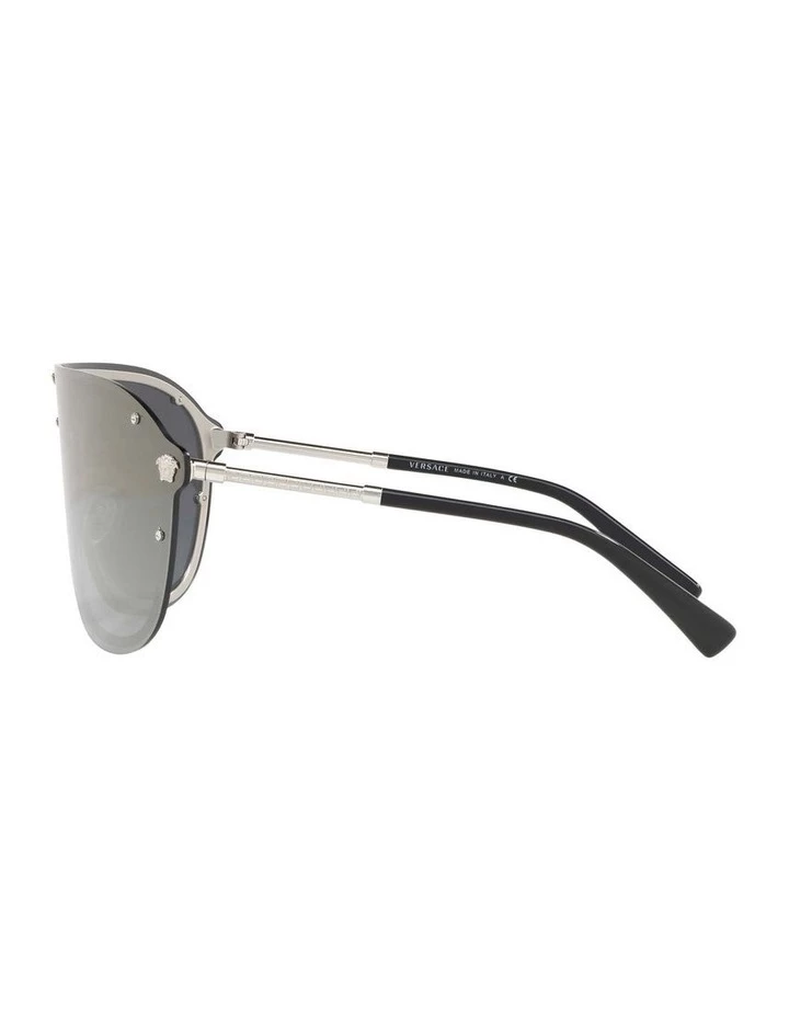 Versace Gold Shield Sunglasses VE2180 434438 4 Versace Gold Shield Sunglasses VE2180 434438 - Image 4