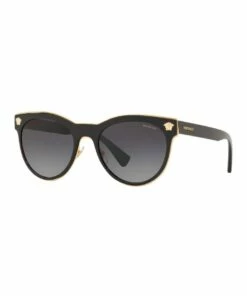 Versace Polarised Grey Cat Eye Sunglasses VE2198 435549