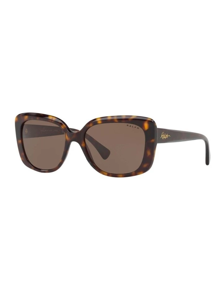 Ralph Lauren Brown Cat Eye Sunglasses RA5241 434404 1 Ralph Lauren Brown Cat Eye Sunglasses RA5241 434404