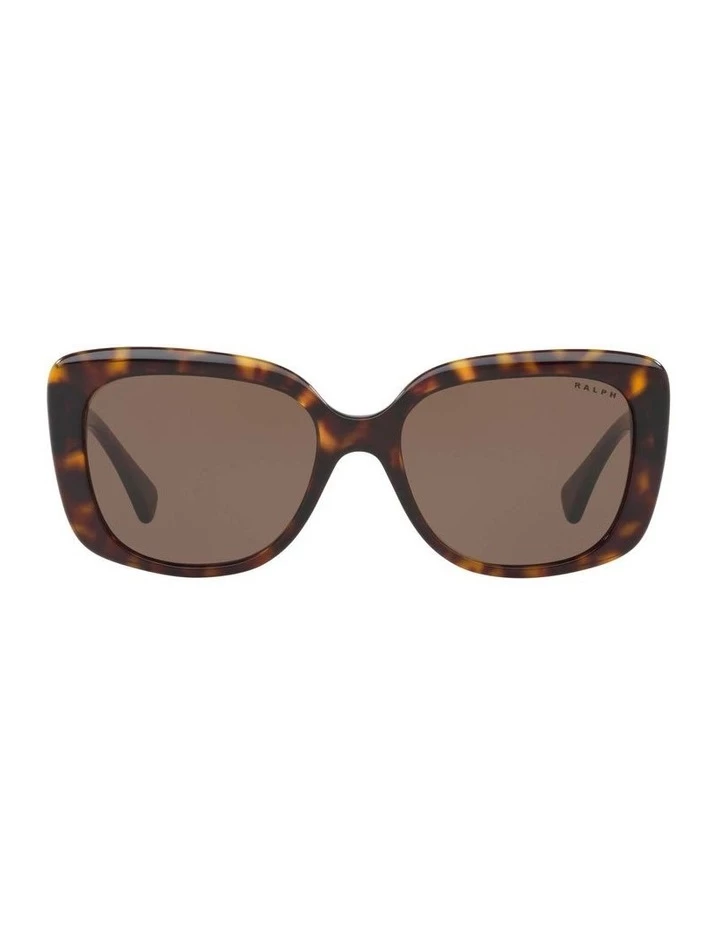 Ralph Lauren Brown Cat Eye Sunglasses RA5241 434404 2 Ralph Lauren Brown Cat Eye Sunglasses RA5241 434404 - Image 2