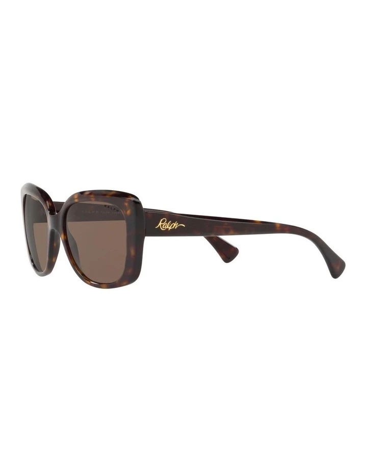 Ralph Lauren Brown Cat Eye Sunglasses RA5241 434404 3 Ralph Lauren Brown Cat Eye Sunglasses RA5241 434404 - Image 3