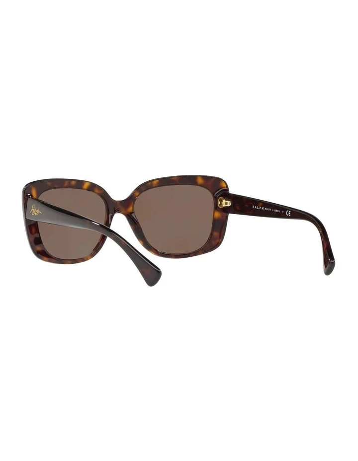 Ralph Lauren Brown Cat Eye Sunglasses RA5241 434404 6 Ralph Lauren Brown Cat Eye Sunglasses RA5241 434404 - Image 6