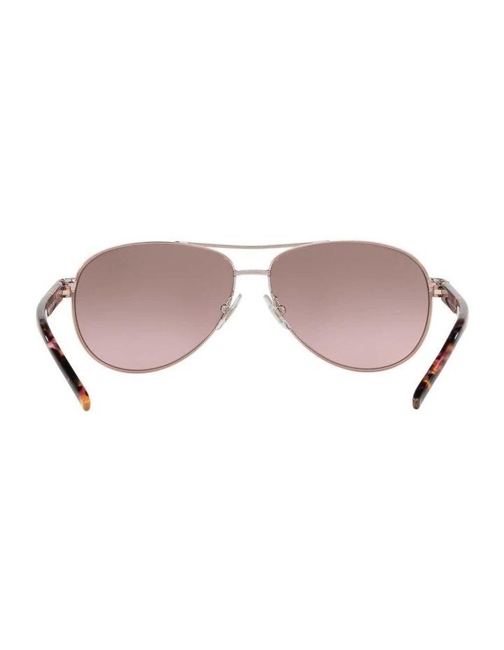 Ralph Lauren Brown Aviator Sunglasses RA4004 434406 7 Ralph Lauren Brown Aviator Sunglasses RA4004 434406 - Image 7