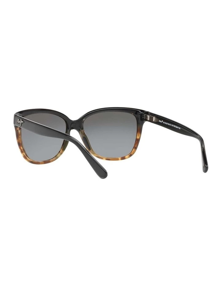 Maui Jim Polarised Grey Cat Eye Sunglasses MJ744 406203 6 Maui Jim Polarised Grey Cat Eye Sunglasses MJ744 406203 - Image 6