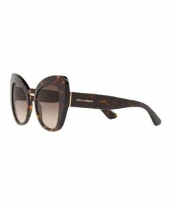 Dolce & Gabbana Brown Cat Eye Sunglasses DG4319 411551 -RAY-BAN Online Store 610014070 3 720x928