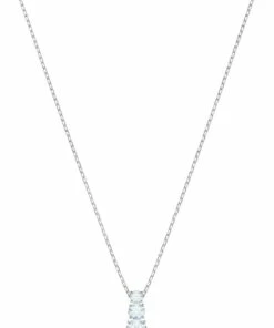 Swarovski Attract Trilogy Round Silver Pendant