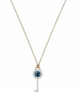 Swarovski Symbolic Evil Eye Rose Gold Pendant