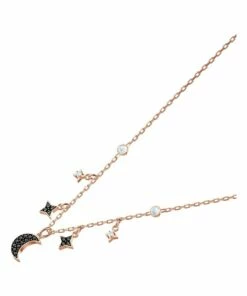 Swarovski Symbolic Moon Rose Gold Necklace -RAY-BAN Online Store 618457420 3 720x928