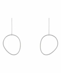 Peter Lang Finley Thread Through Silver Earrings