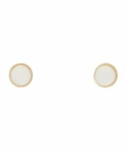 Trent Nathan Set Pearl Gold Stud Earrings