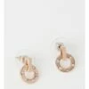 Trent Nathan Mini Door Knocker Rose Gold Earrings