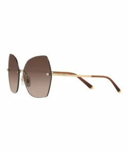 Dolce & Gabbana Brown Rimless Butterfly Sunglasses DG2204 436453 -RAY-BAN Online Store 627166810 3 720x928