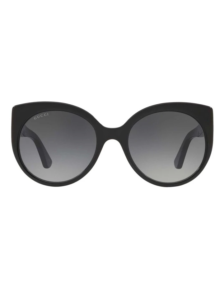 GUCCI Grey Cat Eye Sunglasses GG0325S 437442 2 GUCCI Grey Cat Eye Sunglasses GG0325S 437442 - Image 2