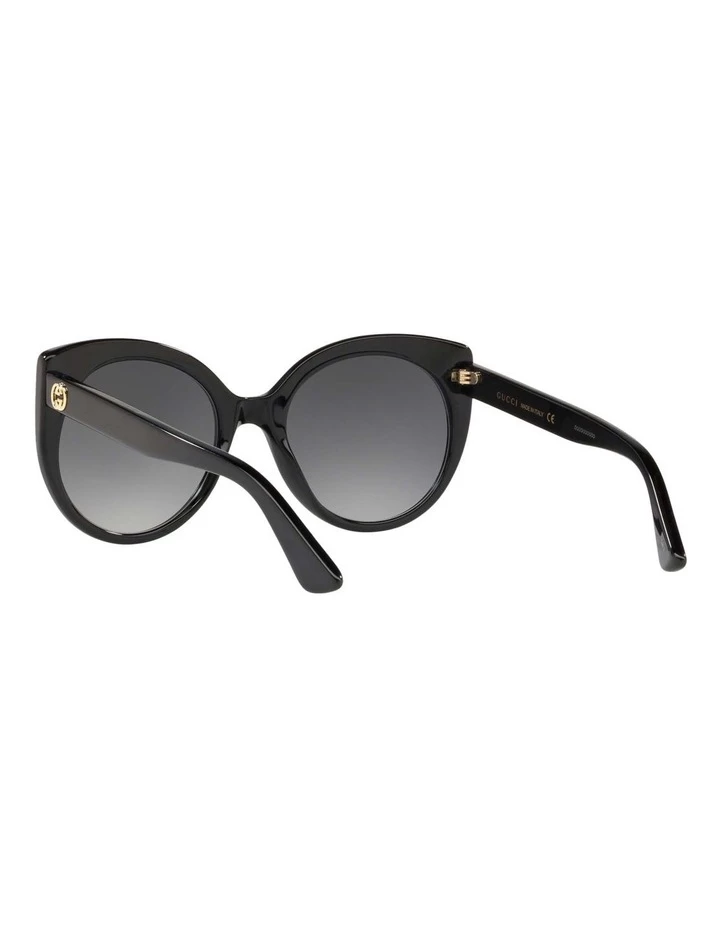 GUCCI Grey Cat Eye Sunglasses GG0325S 437442 6 GUCCI Grey Cat Eye Sunglasses GG0325S 437442 - Image 6
