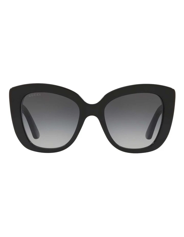 GUCCI Grey Cat Eye Sunglasses GG0327S 437444 2 GUCCI Grey Cat Eye Sunglasses GG0327S 437444 - Image 2