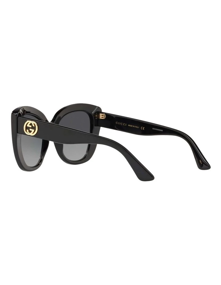 GUCCI Grey Cat Eye Sunglasses GG0327S 437444 5 GUCCI Grey Cat Eye Sunglasses GG0327S 437444 - Image 5