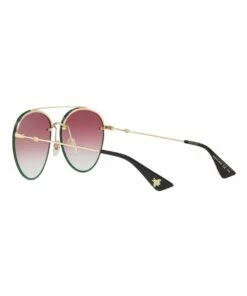 GUCCI Red Metal Aviator Sunglasses GC001152 437294 11 GUCCI Red Metal Aviator Sunglasses GC001152 437294 -RAY-BAN Online Store 627209560 5 720x928