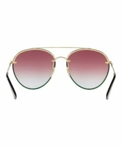 GUCCI Red Metal Aviator Sunglasses GC001152 437294 13 GUCCI Red Metal Aviator Sunglasses GC001152 437294 -RAY-BAN Online Store 627209560 7 720x928