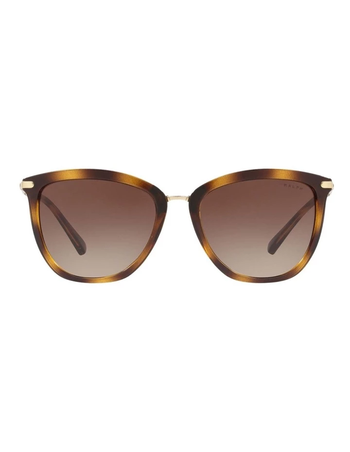Ralph Lauren Brown Cat Eye Sunglasses RA5245 436868 2 Ralph Lauren Brown Cat Eye Sunglasses RA5245 436868 - Image 2