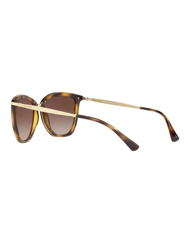 Ralph Lauren Brown Cat Eye Sunglasses RA5245 436868 5 Ralph Lauren Brown Cat Eye Sunglasses RA5245 436868 - Image 5