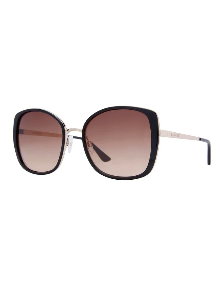 Basque Brown Square Sunglasses BS1544A 437318 2 Basque Brown Square Sunglasses BS1544A 437318 - Image 2