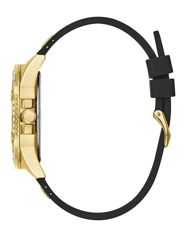 Guess Lady Frontier Black Silicone Luxury Watch W1160L1 2 Guess Lady Frontier Black Silicone Luxury Watch W1160L1 - Image 2