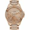 Guess Lady Frontier Rose Gold Stainless Ssteel Watch W1156L3