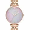 Olivia Burton Queen Bee Rose Gold & Mother of Pearl Watch OB16AM152