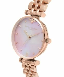 Olivia Burton Queen Bee Rose Gold & Mother of Pearl Watch OB16AM152 -RAY-BAN Online Store 634324510 3 720x928