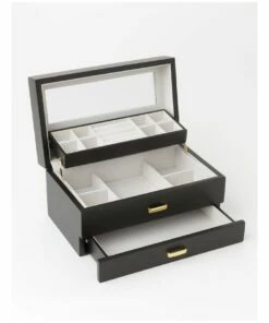 Design Studio Multi Drawer Black Jewellery Box -RAY-BAN Online Store 644364820 3 2 720x928