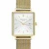 Rosefield The Boxy 26mm Gold Watch QWSG-Q03