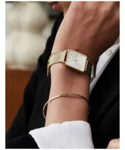 Rosefield The Boxy 26mm Gold Watch QWSG-Q03 -RAY-BAN Online Store 646333660 3 720x928