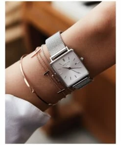 Rosefield The Boxy 26mm Silver Watch QWSS-Q02 -RAY-BAN Online Store 646333750 3 720x928