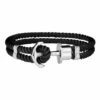 Paul Hewitt Anchor Phrep Black Nylon Bracelet PH-PH-N-S-B-XL