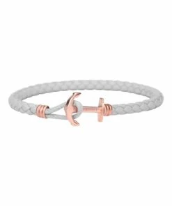 Paul Hewitt Anchor Phrep Lite Grey Nylon Bracelet PH-PHL-L-R-Gr-S