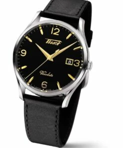 Tissot Heritage Visodate Black Leather Quartz Watch T118.410.16.057.01 -RAY-BAN Online Store 652979800 3 720x928