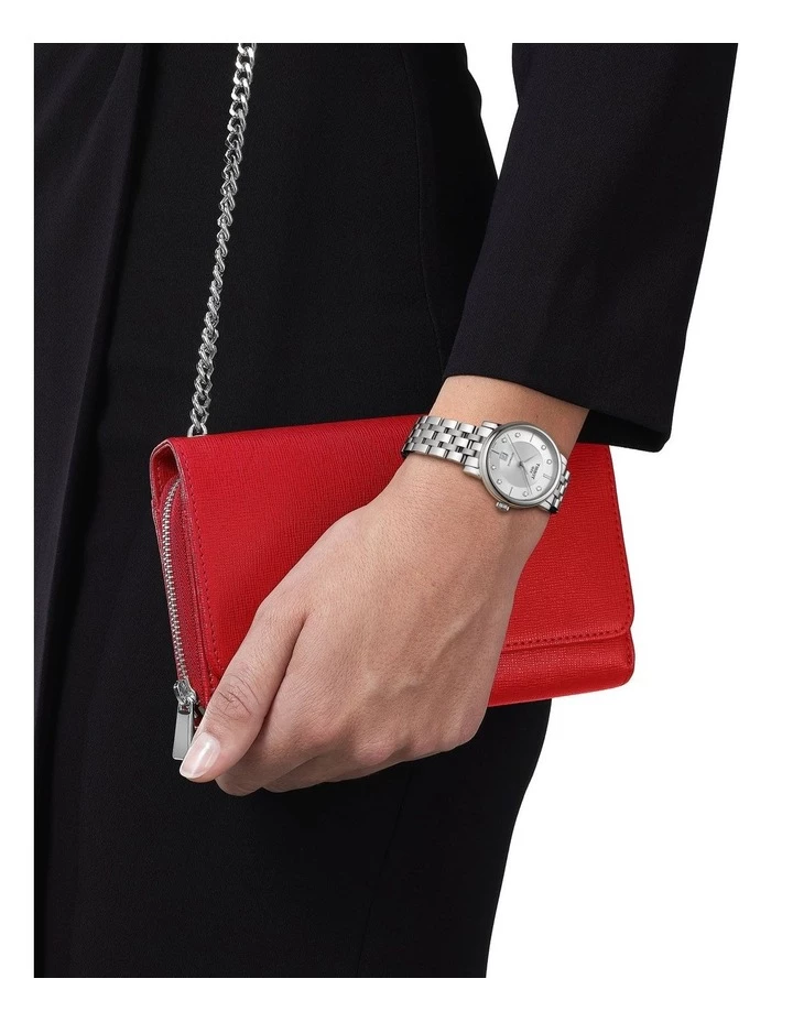 Tissot Carson Premium Lady Silver Stainless Steel Automatic Watch T122.207.11.036.00 3 Tissot Carson Premium Lady Silver Stainless Steel Automatic Watch T122.207.11.036.00 - Image 3