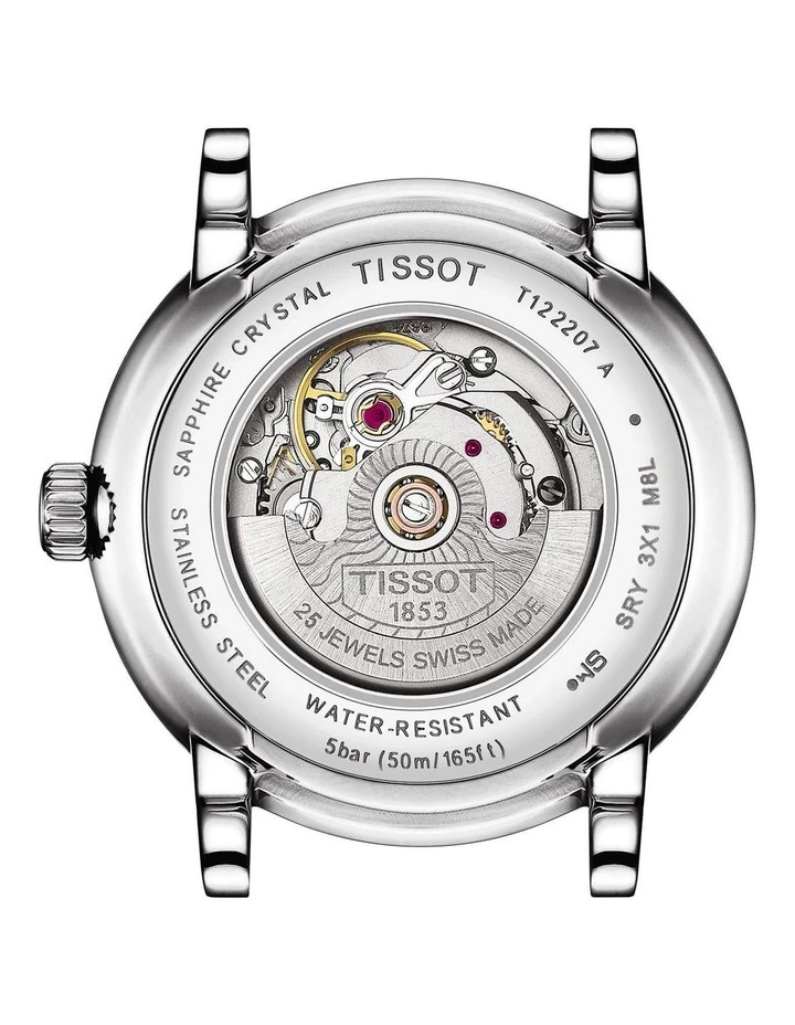Tissot Carson Premium Lady Silver Stainless Steel Automatic Watch T122.207.11.036.00 5 Tissot Carson Premium Lady Silver Stainless Steel Automatic Watch T122.207.11.036.00 - Image 5