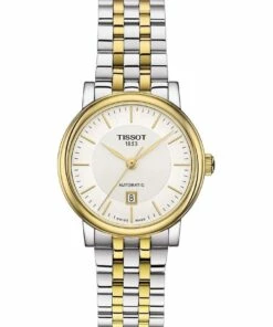 Tissot Carson Premium Lady Yellow Gold Stainless Steel Automatic Watch T122.207.22.031.00