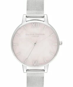 Olivia Burton OB16SP18 Semi Precious Silver Watch