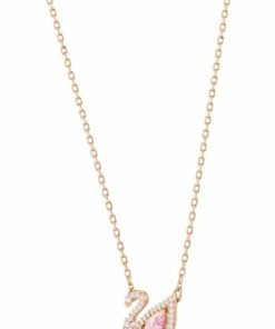 Swarovski Dazzling Swan Necklace - Multi-Colored - Rose-Gold Tone Plated 5 Swarovski Dazzling Swan Necklace - Multi-Colored - Rose-Gold Tone Plated -RAY-BAN Online Store 658081000 3 720x928