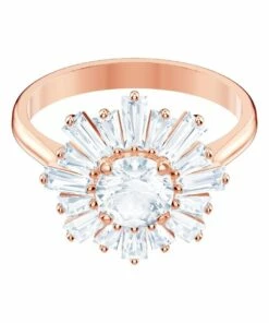 Swarovski Sunshine Rose Gold Crystal Ring