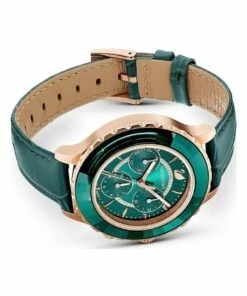 Swarovski Octea Lux Green/Rose Gold Leather Chronograph Watch 6 Swarovski Octea Lux Green/Rose Gold Leather Chronograph Watch -RAY-BAN Online Store 658107100 3 720x928