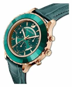 Swarovski Octea Lux Green/Rose Gold Leather Chronograph Watch 7 Swarovski Octea Lux Green/Rose Gold Leather Chronograph Watch -RAY-BAN Online Store 658107100 4 720x928