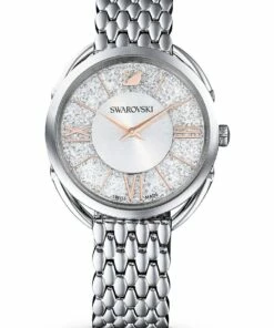 Swarovski Crystalline Glam Silver Stainless Steel Analog Watch