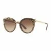 Dolce & Gabbana Brown Round Sunglasses DG4268F 439320