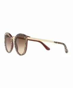 Dolce & Gabbana Brown Round Sunglasses DG4268F 439320 -RAY-BAN Online Store 661700890 3 720x928