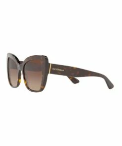 Dolce & Gabbana Brown Cat Eye Sunglasses DG4348 439987 -RAY-BAN Online Store 661700980 3 720x928