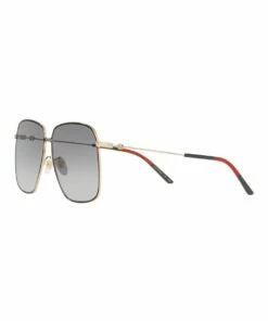 GUCCI Grey Square Sunglasses GC001179 440158 -RAY-BAN Online Store 661707460 3 720x928